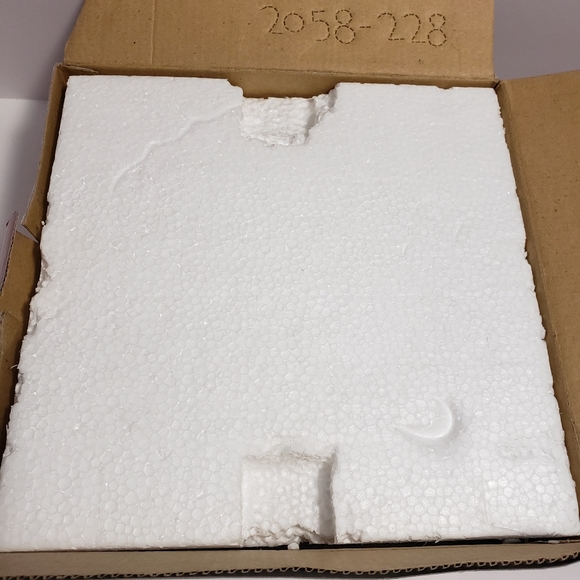 Fitz and Floyd Essentials Candy Bowl Holiday Wreath 9" Gold Trim In Original Box - Picture 4 of 8